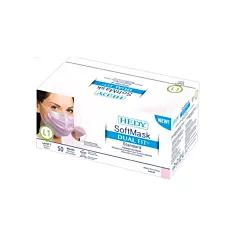 Hedy SoftMask Dual Fit Standard Level 1 (Low) Barrier 50/box 