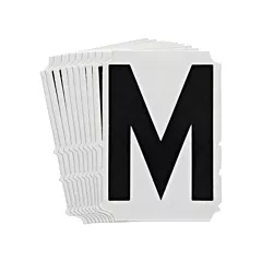 Brady Quick-Align® Individual Gothic Number & Letter Labels