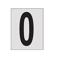 Brady Reflective Individual Number and Letter Labels