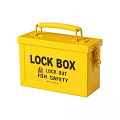 Brady Group Lock Box, 1 Max. No. of Padlocks, Yellow (65672)