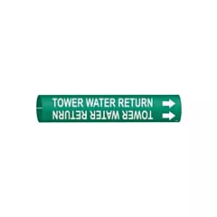Brady Marqueur de tuyau «Tower Water Return»