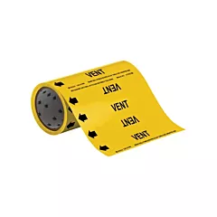 Brady Marqueurs de tuyau à profil rond «Vent», 0