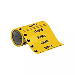 Brady Marqueurs de tuyau à profil rond «Supply», 0