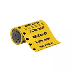 Brady Marqueur de tuyau à profil rond «White Water», 0