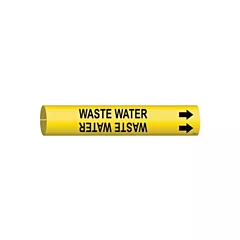 Brady Marqueur de tuyau «Waste Water»