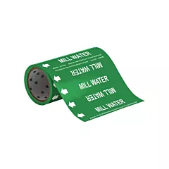 Brady Marqueurs de tuyau à profil rond «Mill Water», 0