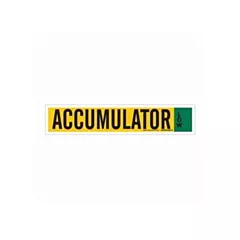 Brady Marqueur pour tuyau «Accumulator» pour ammoniac (IIAR), 8