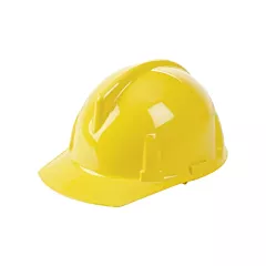 MSA Topgard® Protective Caps - Fas-Trac® Suspension, Ratchet, Yellow, Non-Vented, CSA Type 1/ANSI Type I, ANSI Class E/CSA Class E (475378)