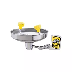 Encon Eyewash With Acetal Heads, Wall-Mount, Stainless Steel (1045005)