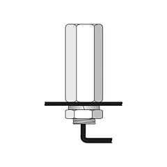 Checkers Industrial Products Flagstaff Heavy-Duty Safety Whips - Accessories & Replacement Parts (FS7008)