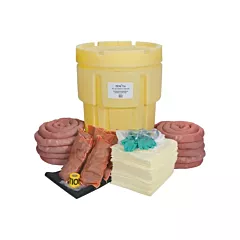 Zenith Safety Products Trousse de lutte contre les déversements de matières dangereuses, Matières dangereuses, Baril, 95 gal. US, Stationnaire