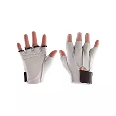 Impacto Anti-Impact Waffle Pad Gloves - Left, Medium, Hook & Loop, Grain Leather (460-30-L-M)