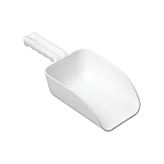 Remco Products Small Hand Scoop, Plastic, White, 32 oz. (64005)