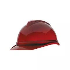 MSA Advance® Cap, Ratchet, Red, Vented, ANSI Type I, CSA Class C (10034031)