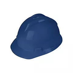 MSA Super-V® Hard Hat, Ratchet, Blue, Non-Vented, CSA Type 2/ANSI Type I/ANSI Type II, ANSI Class E/CSA Class E (C217092)