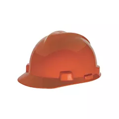 MSA Super-V® Hard Hat, Ratchet, Orange, Non-Vented, CSA Type 2/ANSI Type I/ANSI Type II, ANSI Class E/CSA Class E (C217094)