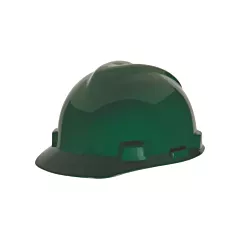 MSA Super-V® Hard Hat, Ratchet, Green, Non-Vented, CSA Type 2/ANSI Type I/ANSI Type II, ANSI Class E/CSA Class E (C217096)