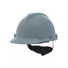 MSA Super-V® Hard Hat, Ratchet, Grey, Non-Vented, CSA Type 2/ANSI Type I/ANSI Type II, ANSI Class E/CSA Class E (C217097)