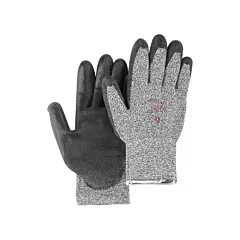 Jomac Canada Salt & Pepper Knit Gloves With Black Palm Coating