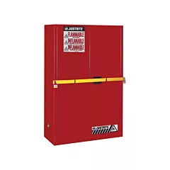 Justrite High Security Flammables Safety Cabinet with Steel Bar