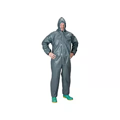 Lakeland Combinaison à capuchon de 2,0 mils en tissu résistant aux flammes et aux produits chimiques