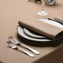 Milliken Signature Plus Table Cloth-Sandalwood-132