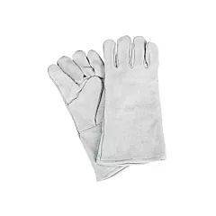 Weld-Mate Gants de soudeur d'usage standard, Grand, Coton, Cuir de vache refendu