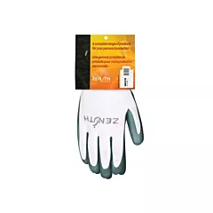 Zenith Safety Products Premium Comfort Coated Gloves, 7 Size, 13 Gauge, Polyester, Nitrile, Dipped Palm