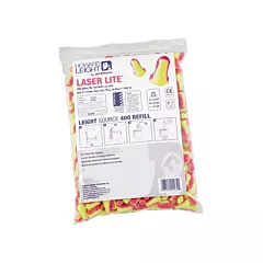 Honeywell Howard Leight™ Laser Lite® Single-Use Earplugs, Uncorded, 32 NRR dB, One-Size, CSA Class AL, Bulk - Polybag (LL-LS4-REFILL)