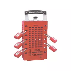 Master Lock Boîtes de verrouillage Latch Tight(MC), 14 Nbre de cadenas max., Rouge (503RED)