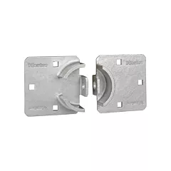 Master Lock Solid Steel Hasps, 1 Max. No. of Padlocks, Silver (770)