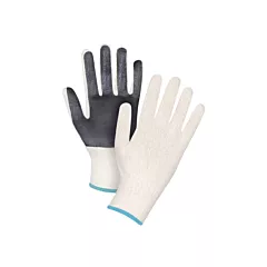 Zenith Safety Products Palm-Coated String Knit Gloves, X-Large, Poly/Cotton, Single Sided, 7 Gauge, White