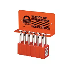 Master Lock Padlock Rack Station- Unfilled, 8 Max. No. of Padlocks (S1506)