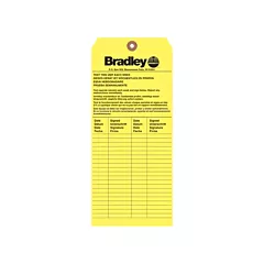 Bradley Inspection Tag, 3-6/8