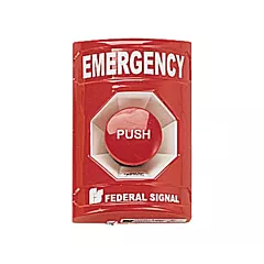 Federal Signal Corporation Push Button Station -For Vandal-resistant Activation Of Emergency Systems, Class C (PSEM-R)