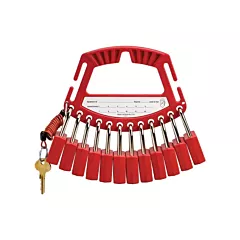 Master Lock Safety Padlock Caddies, 12 Max. No. of Padlocks (S125)