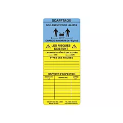 Brady ScaffTag® Heavy-Duty Inserts, 7-5/8