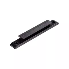 Zenith Safety Products Crowd Control Barriers - Wall Mount Barriers Replacement, Plastic, Black, Screw Mount