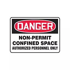 Accuform Signs Enseigne « Non-Permit Confined Space »