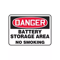 Accuform Signs Enseigne « Battery Storage Area »