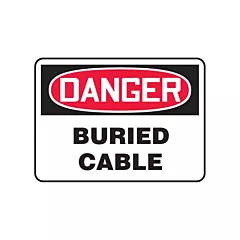 Accuform Signs Enseigne « Buried Cable »