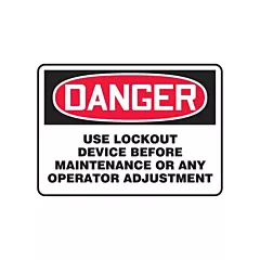 Accuform Signs Enseigne « Lock Out »