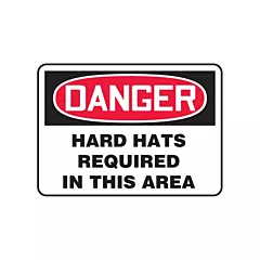 Accuform Signs Enseigne « Hard Hats Required »