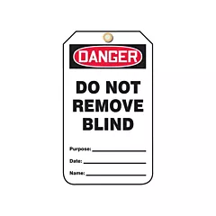 Accuform Signs Safety Tags