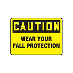 Accuform Signs Enseigne « Wear Your Fall Protection »