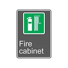 Accuform Signs Enseigne de sécurité CSA « Fire Cabinet »