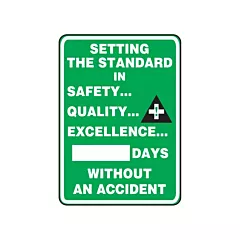 Accuform Signs Write-a-day Scoreboards