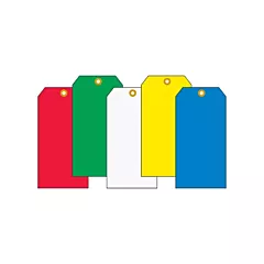 Accuform Signs Coloured Blank Tags