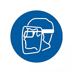 Accuform Signs Face Shield Pictogram Labels