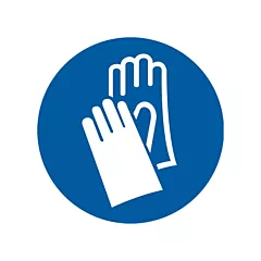 Accuform Signs Gloves Pictogram Labels